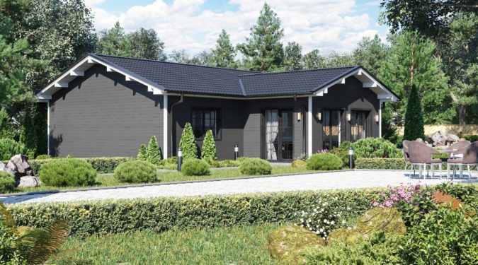 Modern factory-built home offering affordability and style.