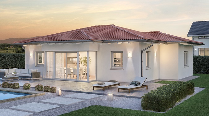 Experience the elegance of a modern prefab home with a fast construction time.