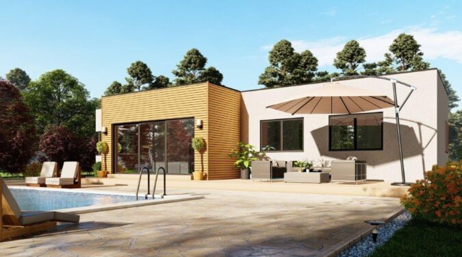 Modern prefab house Europe offering affordability and style.