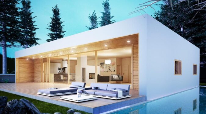 Experience the elegance of a prefab house price with a fast construction time.