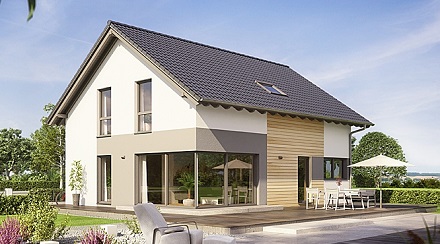 Modern kit home Europe offering affordability and style.