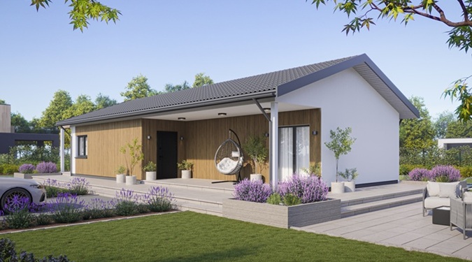 Explore a modern prefab home designed for efficiency, affordability, and modern living.