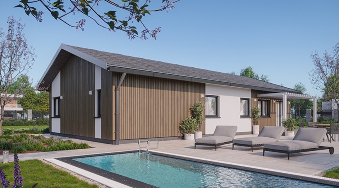 Explore a modern prefab home designed for efficiency, affordability, and modern living.