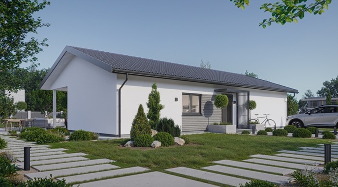 A modern prefab home perfect for families seeking fast construction.