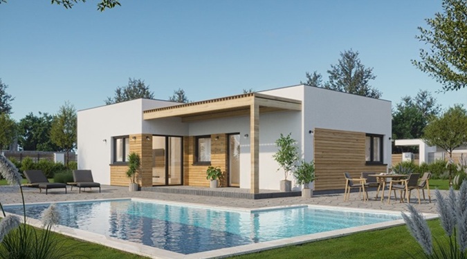 Explore a modern prefab home designed for efficiency, affordability, and modern living.